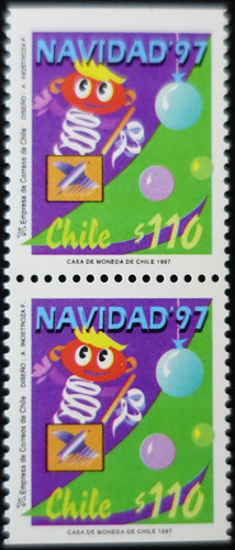 Timbres chili noël - chili,