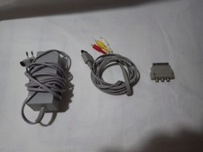 chargeur + cable tv nintendo wii alimentation