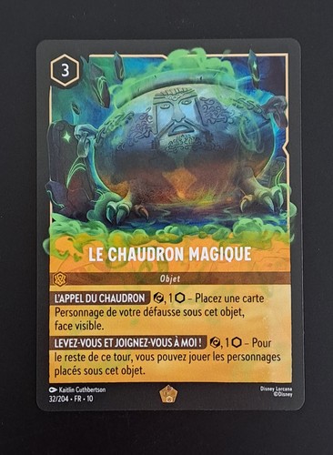Carte lorcana chaudron - lorcana,