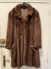 Manteau fourrure VISON véritable SAGA MINK - SUPERB QUALITY - RANCHED MINK