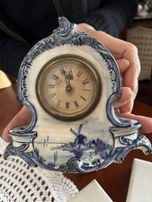 Pendule En Faience Ancienne