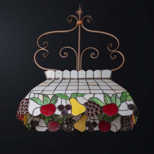 Lustre classique verre - lustre,
