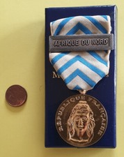 MEDAILLE RECONNAISSANCE DE LA NATION / BRONZE DORE / MODELE ACTUEL / AFN