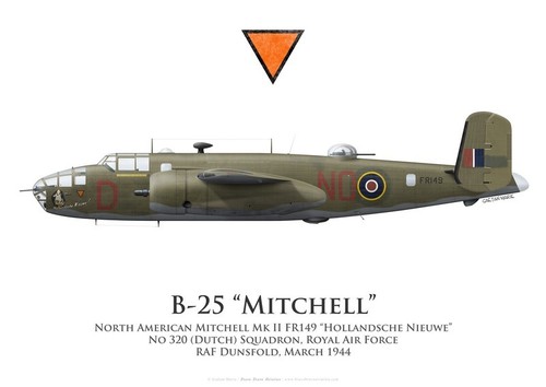Print mitchell - ii, (b-25)