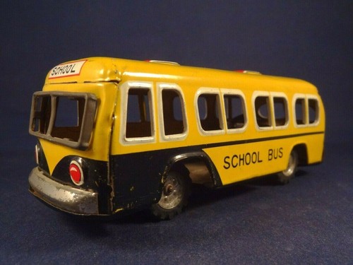 Ancien jouet mécanique bus