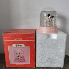 Boule à Neige Disney Mickey Minnie Schmid 1989