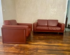 Ensemble canapé 2 places et 1 fauteuil korium km 3/1 de Tito Agnoli pour Matteo.