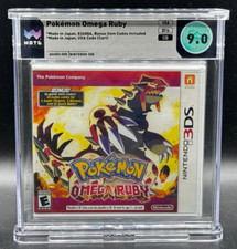 Pokémon Omega Ruby + Bonus Nintendo 3DS Impression Précoce CIB Complet WATA 9.0