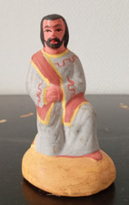 Ancien Santon Devineau - Série Provencale Socle Paille - "JOSEPH" -  9 cm
