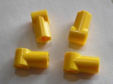 4 x LEGO technic Yellow Angle