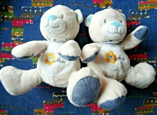 Lot 2 doudou peluche - de,
