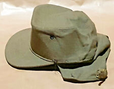 Ancienne Casquette Asiatique japonaise kaki vert    ?Militaire? 