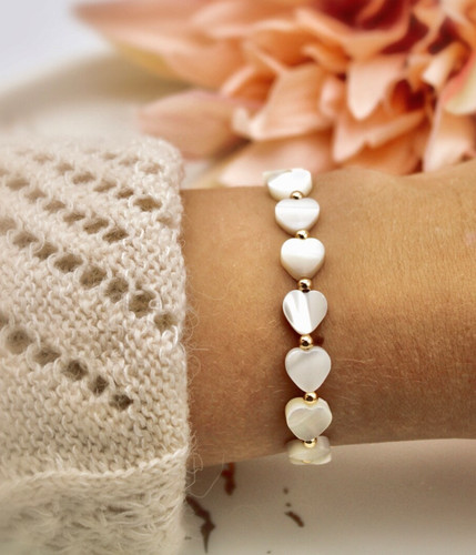 Bracelet perles 10mm - 10mm, en