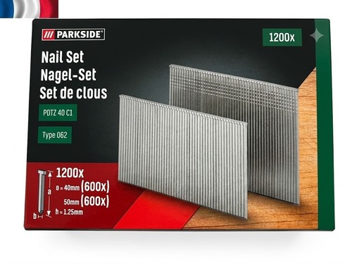 Parkside set clous - set, de