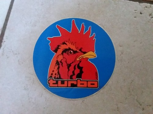 Ancien autocollant camion coq