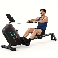 Rameur Musculation Et Cardio Maison Confortable Réglable Silencieux 16 Niveaux