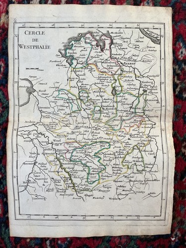 Ancienne carte xviiie par - ancienne,