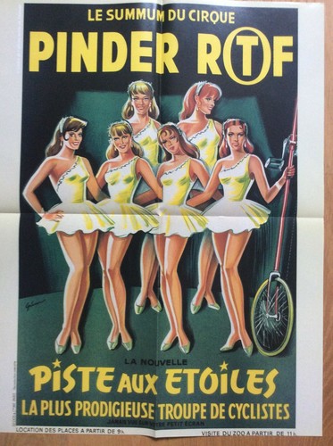 Affiche cirque pinder jean - affiche,