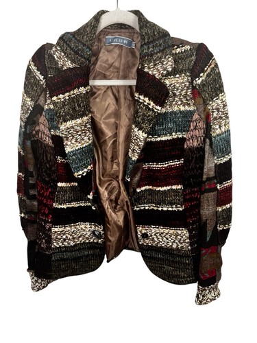 Lulu patchwork knit blazer - lulu-h,