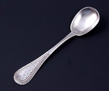 MASSAT FRERES - JOLIE PELLE A SEL AUX GODRONS - ARGENT MASSIF MINERVE XIX