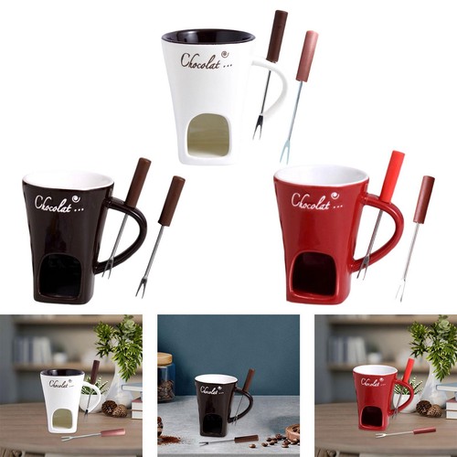 Tasse fondue chocolat - tasse,