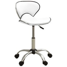 Tabouret de Salon et Spa Blanc