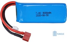 Batterie LiPo 7,4V 3000mAh 2S