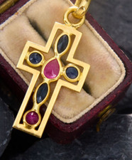 Pendentif croix en argent
