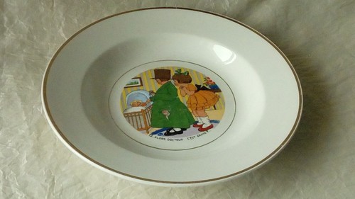 Assiette creuse faience de - creuse,