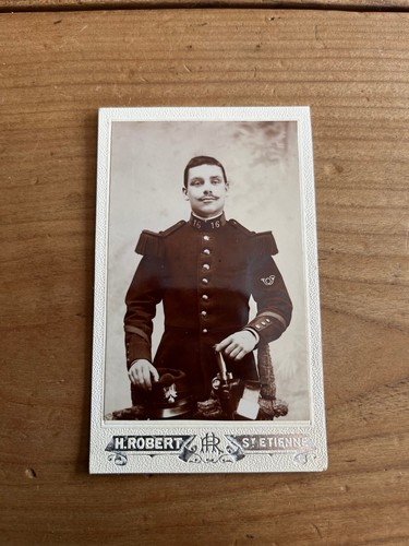 Photo ancienne cdv militaire - photo,