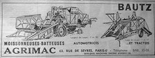PUBLICITÉ AGRIMAC BAUTZ