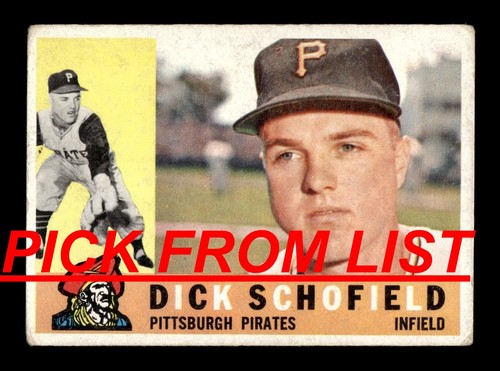 1960 topps baseball 501 - baseball, 3-501