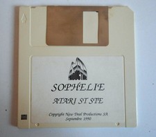 RARE ! SOPHELIE Atari ST jeu / game for Atari ST STF STE / MEGA / 520 1040