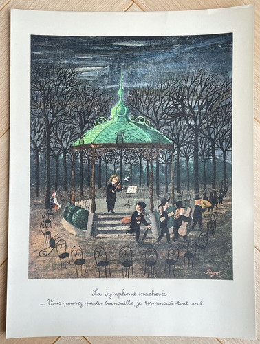 Peynet gravure humoristique - peynet, la