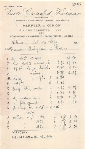 1912 horlogerie bijouterie - 1912,