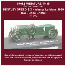 1510 MINIATURE BENTLEY SPEED