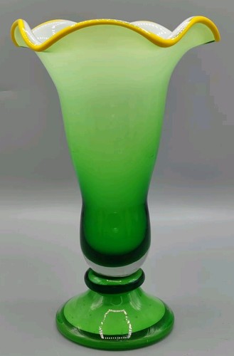 Superbe vase vert murano - 🍀superbe,