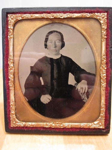 Photo tintype victorienne - photo, noir