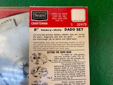 8" Dado Table Saw Blade Set