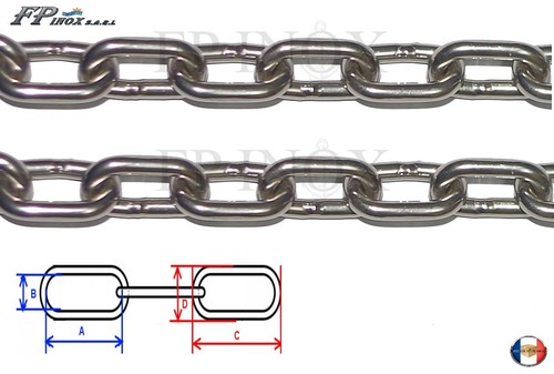Chaine diamètre 3mm inox - chaine,