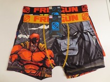 BOXER FREEGUN lot de 2 Comics Taille 14 - 16 ans Enfant NEUF et 1 boite cadeau