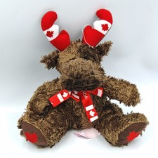 Doudou peluche elan cerf renne