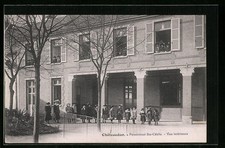 CPA Châteaudun, Pensionnat Ste-Cécile, Vue intérieure 