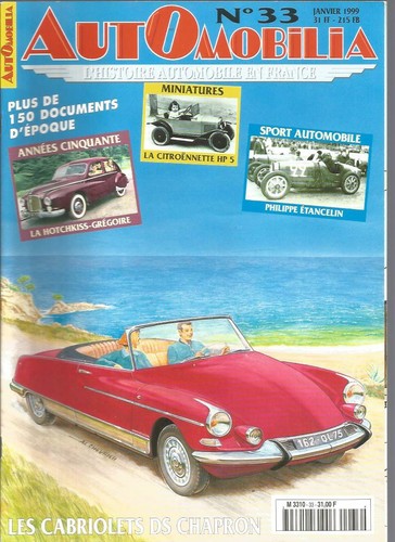 Automobilia cab ds - automobilia, n°33