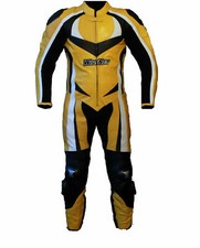 Combinaison De Moto Jaune En