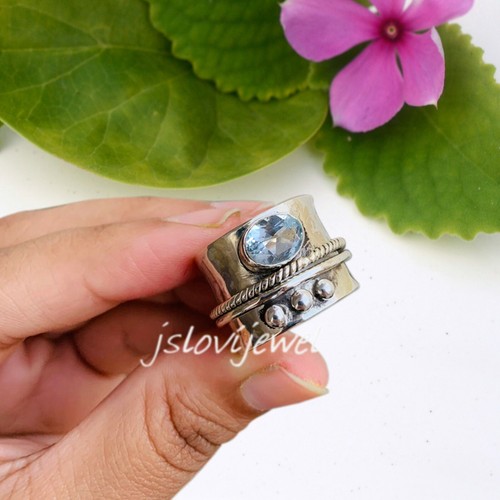 Bague toupie argent - bague,