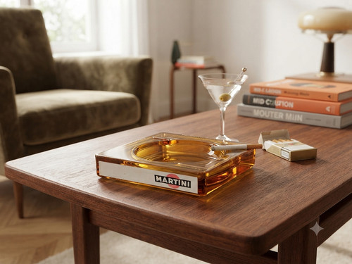 Cendrier publicitaire vintage - publicitaire,