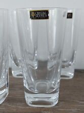 Lot 5 verres à Orangeade en Cristal de Sèvres H 14 cm