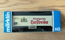 MARKLIN HO 4439 et 4548 - LOT 2 WAGONS FRIGO BIERE - TRES BON ÉTAT AVEC BOITES