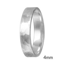 4mm Hommes & Femme Argent